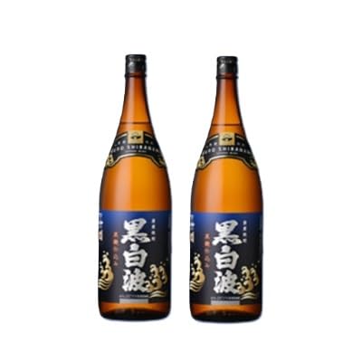 (毎月定期便)薩摩酒造の定番の焼酎(黒白波)1800ml×2本セット 全2回