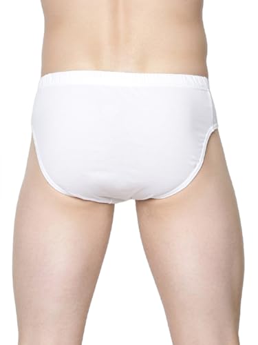 Image of RAMRAJ COTTON Solid Inner Elastic Brief for Men - Pack of 4
