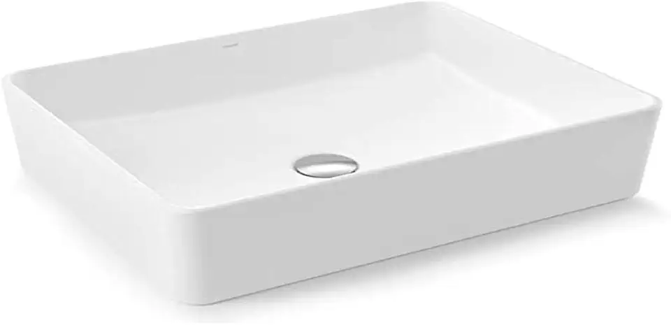 Docol Cuba de Apoio Retangular - 485x380x140 - Cod.Novo: 12016681026 Cod.Antigo: 01668126