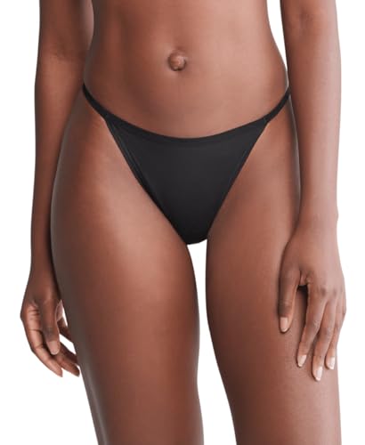 Calvin Klein Women's Ideal Micro Low Rise String Thong