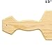 Wood Paddle -15 inch - Fraternity/Sorority Gift - Solid Pine Unfinished Greek Wooden Paddle - Pick Your Size (15