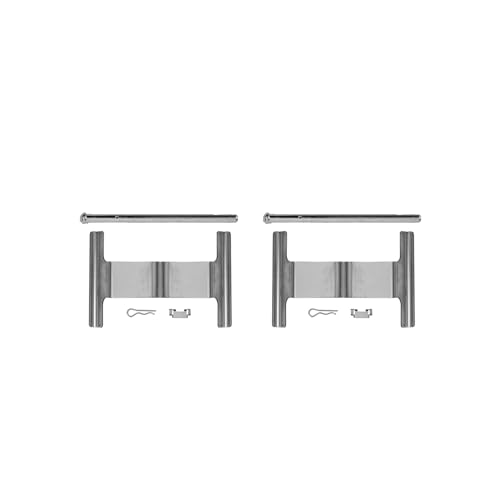 Image of Detroit Axle - Front Ceramic Brake Pads with Hardware Set Replacement for 2001 2002 2003 2004 2005 2006 LEXUS LS430