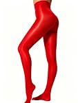JoyJoyLing – JoyJoyLing Ölig Glanz Tanzstrumpfhose für Damen Glänzende St