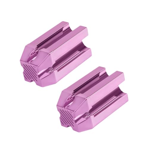 Housoutil 2Pcs Women's Makeup Pencil Sharpener Rose Pink Fine Craftsmanship Tool Compact for Travel