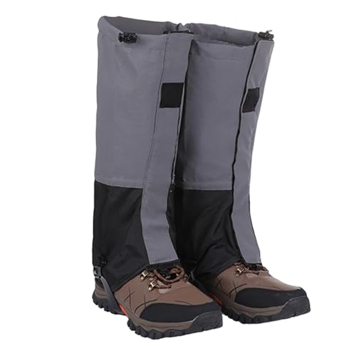 Polainas impermeables para senderismo – Polainas ajustables para botas de hombre, protección para actividades de invierno al aire libre senderismo raquetas de nieve mujer esquí botas