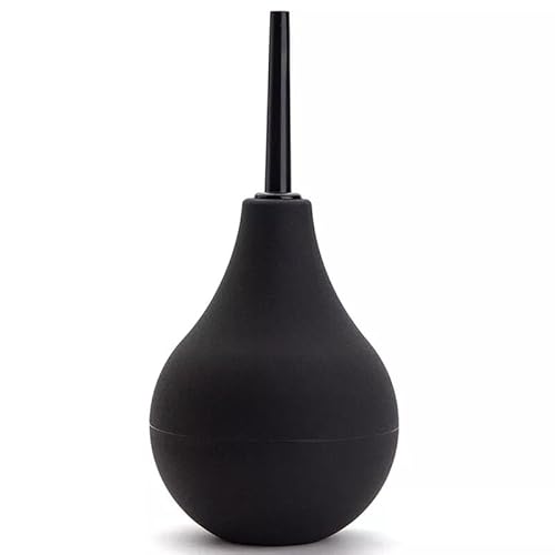 Jeringas anales, vaginales y rectales, bulbos de lavado, limpiadores de colon por enema de 89/160/224/310 ml (Negro, 224ml)