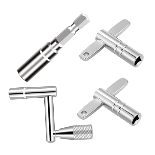 Drum Key Set, Speed Drum Key, Standard Drum Keys And Drill Bit Drum Key Tuner Percussion Hardware Tool for Drum Accessories