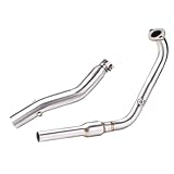 Tuyau d'échappement amovible Pour MT15 R15 XSR155 V3 V4 Moto Échappement Modifié Inox Tuyau Av&ant 51MM Interface Tube Ligne D'échappement Intermédiaire