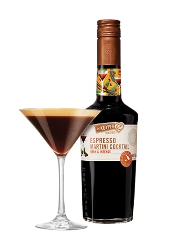 De Kuyper Espresso Martini Ready-To-Drink Getränke-Mix für 4 servierfertige Cocktails 14.5% Vol (1 x 0.5l
