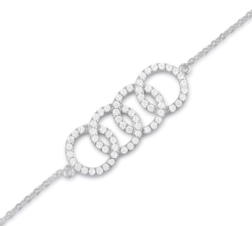 Sterling Silver Car Logo Charm Bracelet