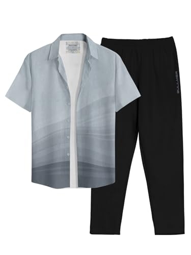 Image of BULLMER Clothing Set with Trendy Shirt & Pants Co-ords for Men