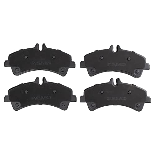 Image of TRQ Rear Brake Pad and Rotor Set Ceramic Solid Rotors Compatible with 2007-2009 Dodge Sprinter 3500 2007-2018 Freightliner 3500 2010-2018 Mercedes-Benz Sprinter 3500