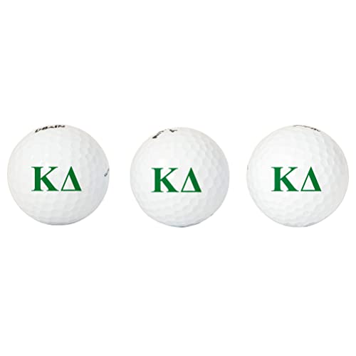 Desert Cactus Kappa Delta Golf Balls 3 Pack Full Color Golf Ball (Letter)