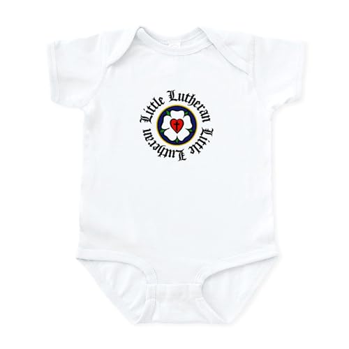 CafePress Little Lutheran Infant Bodysuit Cute Infant Bodysuit Baby Romper
