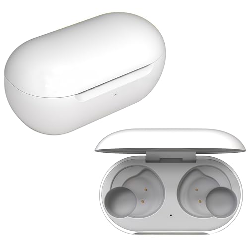Machify Funda de carga para Buds, cable USB-C incluido, compatible con Sm-R170/R175, batería de 430 mAh, portátil y ligero