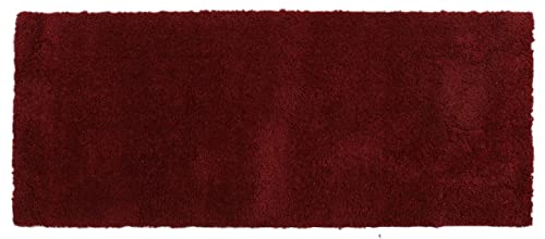 Image of Purav Light 2200 GSM Soft Fluffy Runner Mats (5 x 7 ft, Maroon)| Durable & Washable Bedside Runner for Bedroom, Mat for Bathroom, Living Room Floor Home Decoration with Anti Skid Backing