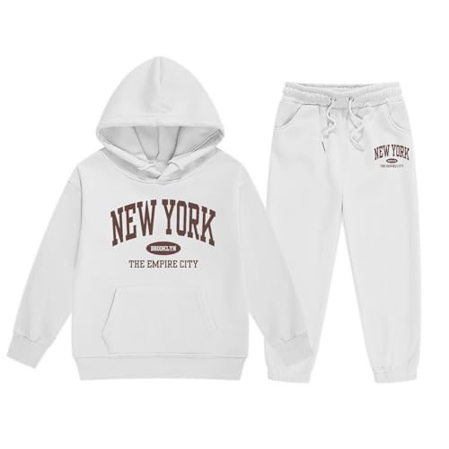 Ensemble sweat à capuche et pantalon chaud pour fille