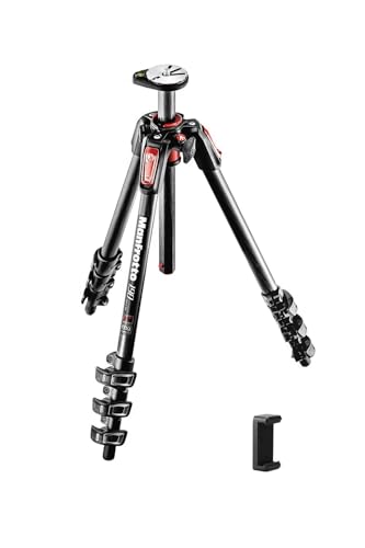 マンフロット(Manfrotto) 【Amazon.co.jp限定】190 プロ カーボンファイバー 三脚 4段 最大 160cm 格納高 52.5cm 自重 1.6kg 耐荷重 15kg 雲台なし レバーロック JP A00020BMN