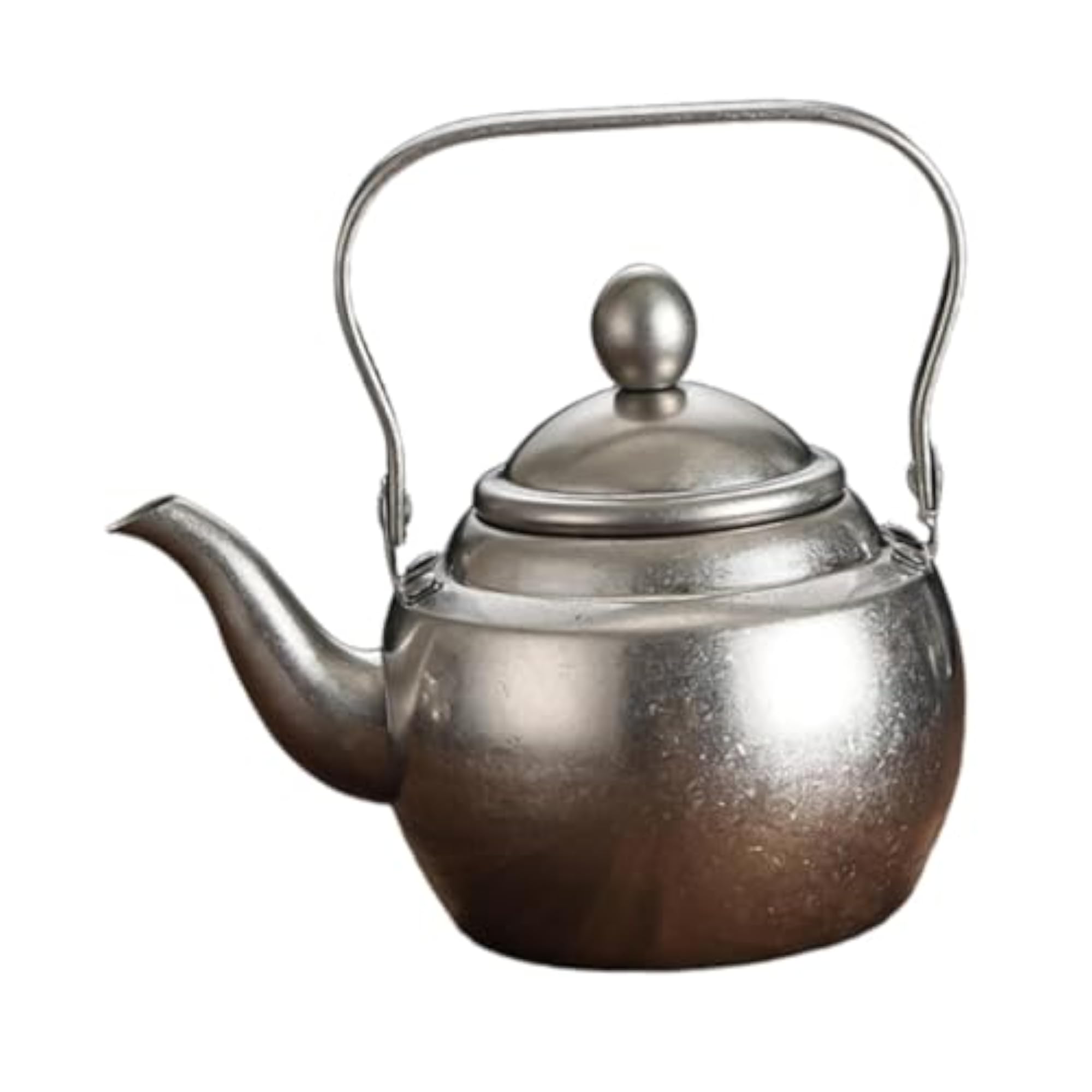Stainless Steel Teapot with Lid Infuser for Home Use, 1L