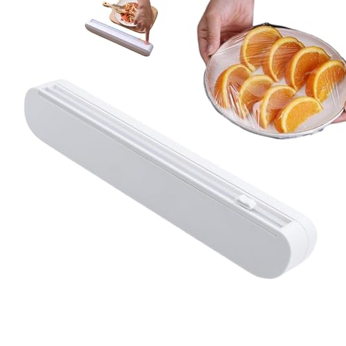 Dispensador de película de alimentos y organizador de papel de aluminio reutilizable 2