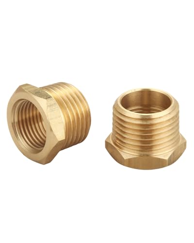 T TANYA HARDWARE 3/4 Inch NPT Male x 1/2 Inch NPT Female