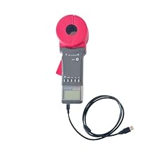 ETCR2100A+ Ground Resistance Meter Earth Resistance Tester Clamp Earth Resistance Measurement 0.010200 Double Insulation with USB Interface for Data Upload Function