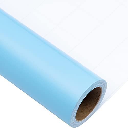 Holijolly Rollo de Papel de Regalo azul - Papel de Color Sólido para Cumpleaños, San Valentín, Día de La Madre, Vacaciones - 43,2 CM * 10 M (47,23 pies cuadrados)