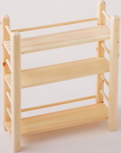 [国産檜]ひのき チビ棚・中 高さ420mm 天然木家具 手作りラック 小物収納棚 キッチン収納 インテリア 家具 木製 DIY 高知県産 人気