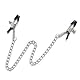 BDSMJOY 2er Goldfisch Nippelklemmen Brustwarzen & 2-IN-1 Nippelklemmen mit Kette,Einstellbare Nippel Klemmen Frauen Nipple Clamps,Fetisch Nippelkette Sexspielzeug für Anfängerin,BDSMs Spielzeug Hart