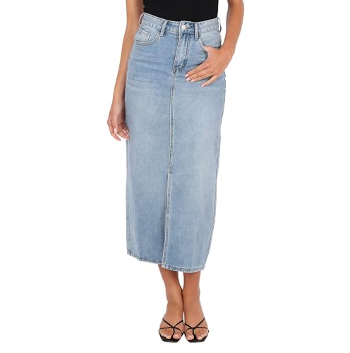Petal & Pup Women's Dana Denim Midi Skirt