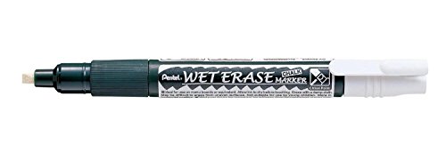 Marqueur craie Pentel blanc pour menu de restaurant et vitrines