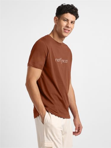 Image of Nobero Men's Regular Graphic Printed T-Shirt for Men | Soft Cotton | Classic Fit | Printed Casual Tshirt for Men