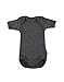 Produktbild Dilling Baby Kurzarm Body aus 100% Bio-Merinowolle Dunkelgrau meliert 98