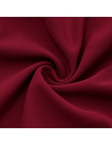 Image of HomRain Women's Church Dresses Modest Bell Sleeve Wedding Guest Cocktail Tea Party Vintage Evening Dress