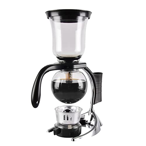 LXX Siphon-Kaffeemaschine im japanischen Stil, Vakuum-Glas-Siphon-Topf, Perkolatoren, 3 Tassen, Glas-Tischplatte, Siphon…