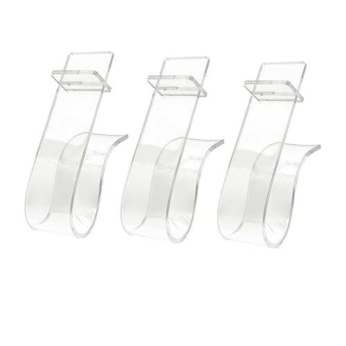 Alipis 3pcs Acrylic Shoe Display Stand High Heel Holder for Home Store Mall Lightweight Space Saving Shoe Rack for Showcasing Women Footwear