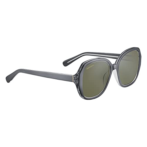 Serengetti Rectangular Hayworth Shiny Transparent Grey-Mineral Polarized 555nm, Multi, One Size