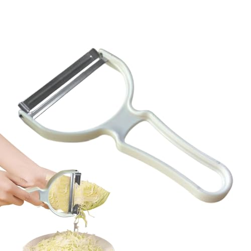 Rebanadora de col, peladora de verduras,Trituradora de zanahoria portátil multiusos de ancha - Pelador de cocina con mango ergonómico para accesorios de cocina