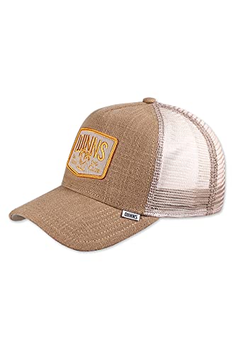 Casquette HFT Trucker Djinns Hippy Canvas en toile beige style rétro pour homme