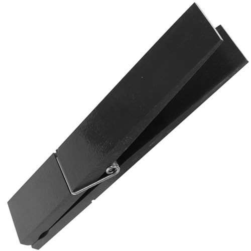 HORIALENCE Porte-serviettes Décoratif en Bois Gris Grosse Pince à Linge, Pince à Vêtements Robuste et Légère, Accessoire de Rangement pour Salle de Bain,...