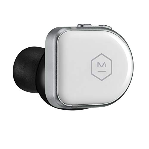 Image of MASTER & DYNAMIC MW08 True Wireless Earphones (White Ceramic /Stainless Steel Case)