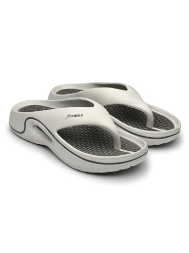 Image of ATHREE Slippers for Man Chappal Daily use Casual Slipper for Mens | Flip Flops for Men | Stylish Gents Sleeper Lightweight & Comfortable Pack of 1