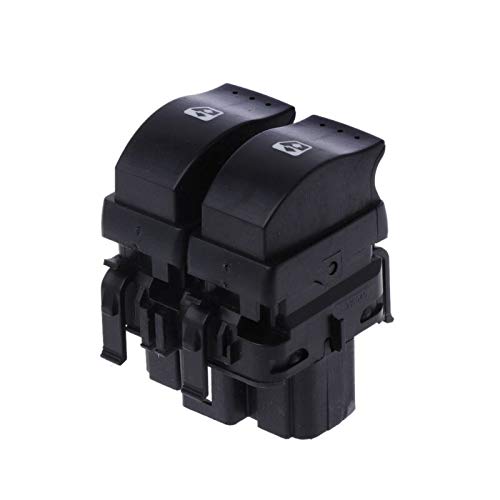 CSW15459 Replacement Part for Car Plastic Double Button Window Electric Control Switch for Renault Clio II