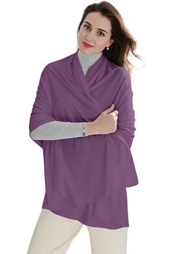 VENVSBEE Shawl Wraps for Women - Soft Silky Lightweight Travel Scarf and Airplane Essentials Accessory
