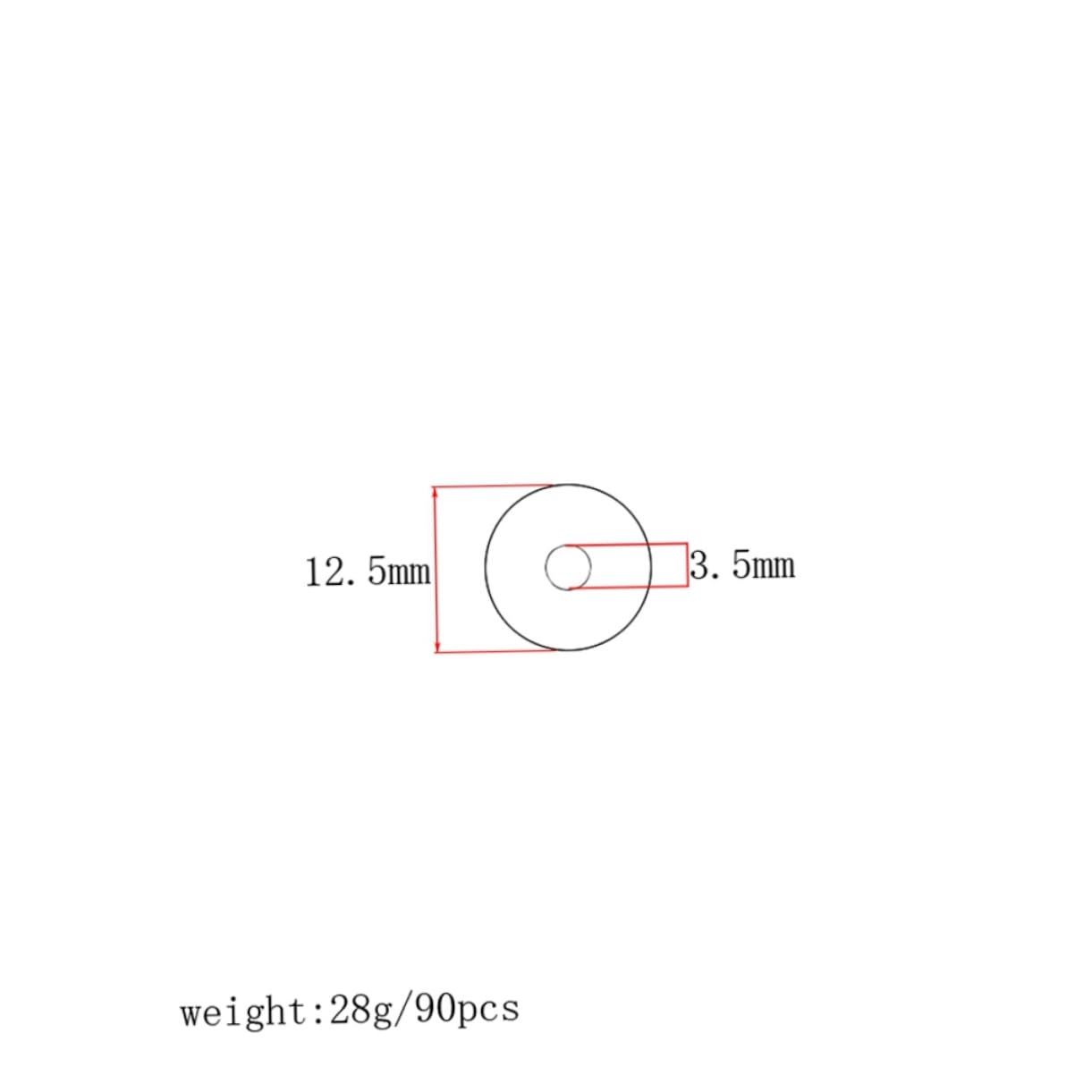 OFFSCH 90 Pc Piano Keyboard Felt Pads Piano Felt Punchings Balance Rail Punchings for Piano Parts Piano Regulating Tools 12mm Diameter Piano Accessory