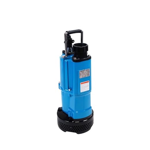 Tsurumi Pump NK2-15 3" 2HP Heavy Duty, High Head Submersible Dewatering Pump,Blue