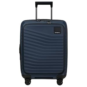 Samsonite Intuo - Spinner S, Expandable Hand Luggage, 55 cm, 42/48 L, Blue (Blue Nights)