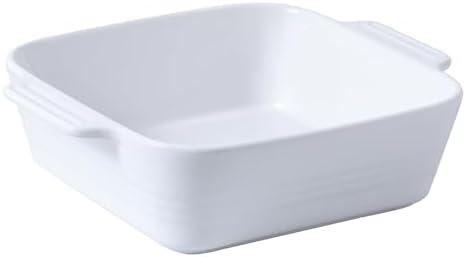 DOWAN 8x8 Baking dish, Square Baking Pan, Ceramic Casserole Dishe...