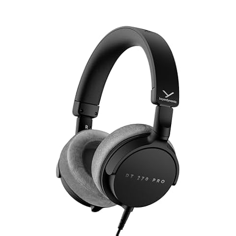 beyerdynamic DT 270 PRO Kompaktowe, wokółuszne słuchawki studyjne do nagrywania i monitoringu