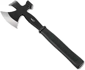 Mini Machado Com Cabo Emborrachado Para Cortar Arvore Madeira Machadinha de Aço Compacta Para Camping e Sobrevivência 3 em 1-31cm